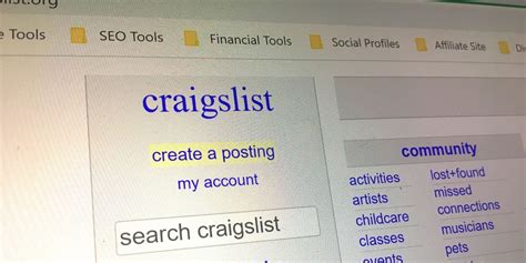 search all craigslist